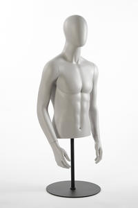 Fashion design half body male torso mannequin